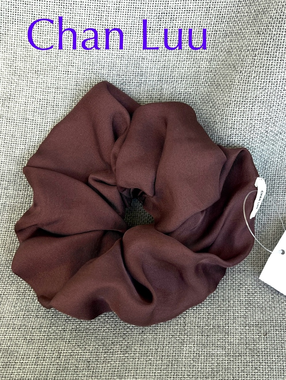 Chan Luu Anthropology SILK scrunchy brown